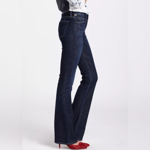 Citizens of Humanity Amber Stretch High Rise Bootcut blue cotton blend jeans - Picture 3 of 16